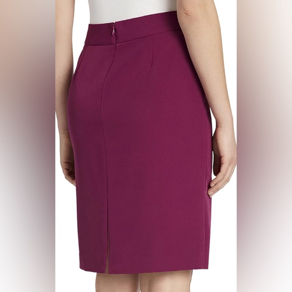 Isaac hazan women’s  purple over knee skirt S L63-17